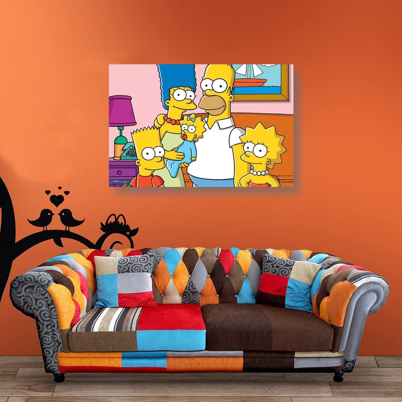 Amazon.co.jp: The Simpsons アニメポスターシンプソンズ ウォール